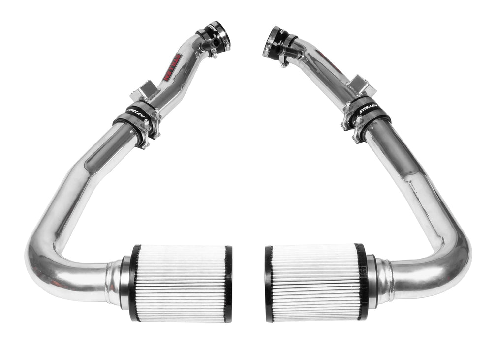 2007-2009 Nissan 350Z  Hi-Flow Ultra Long Dual Tube Air Intake (Gen 3) [Z33] - Dry Filter - 402845DF