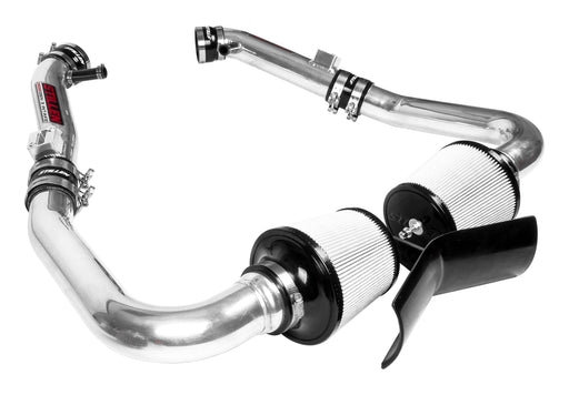 2008-2013 Infiniti G37, 2014-2015 Infiniti Q60 Air Intake - (Gen 3) Dual Ultra Long Tube w/ Shield - Dry Filter - 402846DF