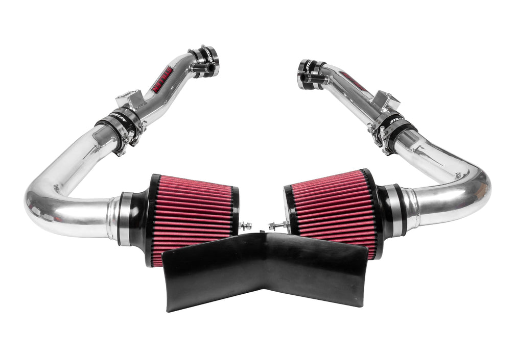 2008-2013 Infiniti G37 / 2014-2015 Infiniti Q60 Air Intake - (Gen 3) Dual Ultra Long Tube - Oil Filter - 402846