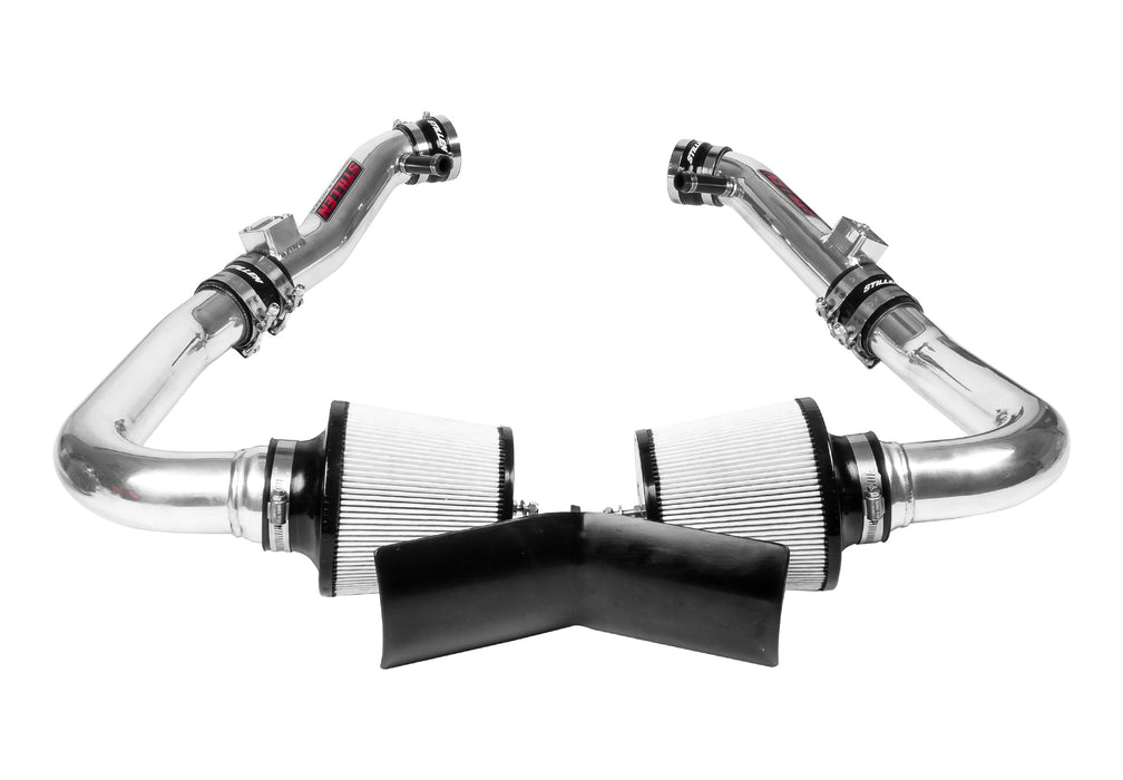 2009-2013 Infiniti G37 Dual Ultra Long Tube Air Intake Kit (Gen 3) [V36] - Dry Filter - 402847DF