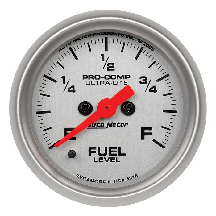 2-1/16 In. FUEL LEVEL PROGRAMMABLE 0-280 O ULTRA-LITE