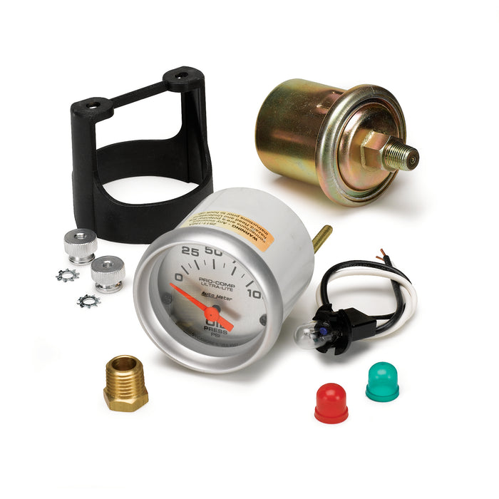 2-1/16 In. OIL PRESSURE 0-100 PSI ULTRA-LITE