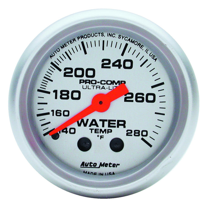 2-1/16 In. WATER TEMPERATURE 140-280 Fahrenheit ULTRA-LITE