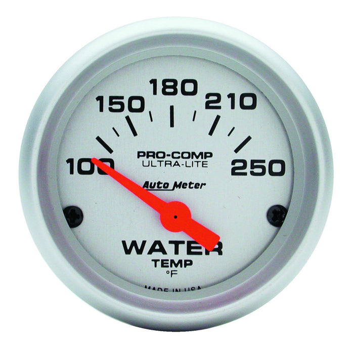 2-1/16 In. WATER TEMPERATURE 100-250 Fahrenheit ULTRA-LITE