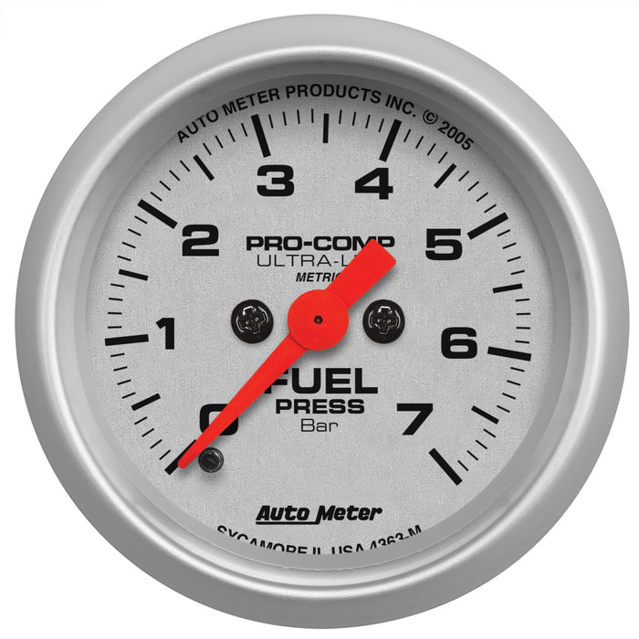 2-1/16 In. FUEL PRESSURE 0-7 BAR ULTRA-LITE