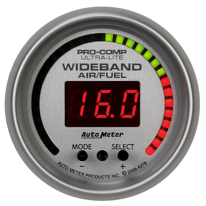 2-1/16 In. WIDEBAND PRO AIR/FUEL RATIO 6:1-20:1 AFR ULTRA-LITE