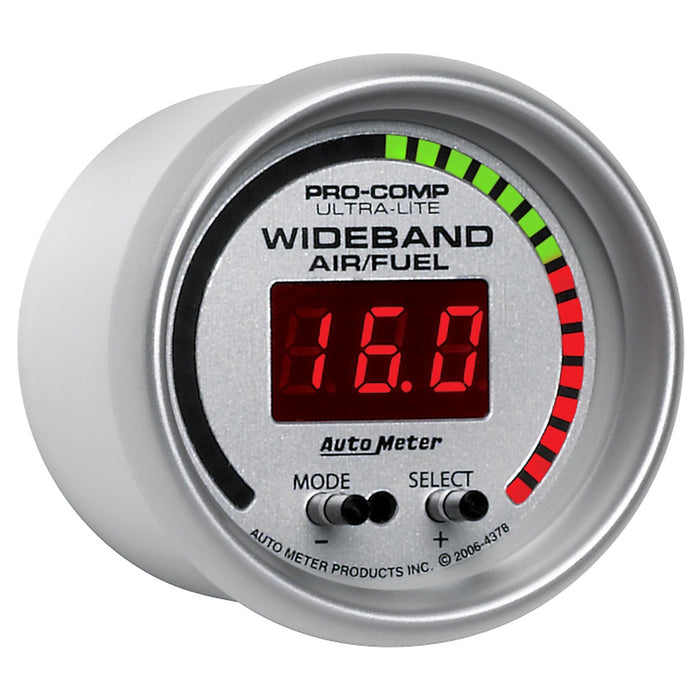 2-1/16 In. WIDEBAND PRO AIR/FUEL RATIO 6:1-20:1 AFR ULTRA-LITE