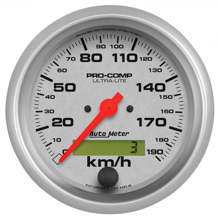 3-3/8 In. SPEEDOMETER 0-190 KM/H ULTRA-LITE