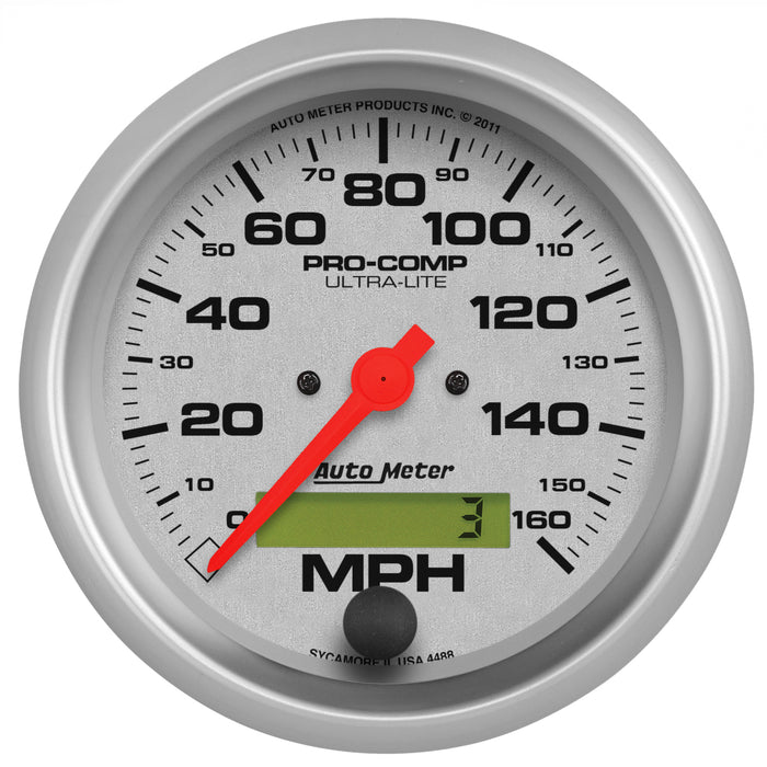 3-3/8 In. SPEEDOMETER 0-160 MPH ULTRA-LITE