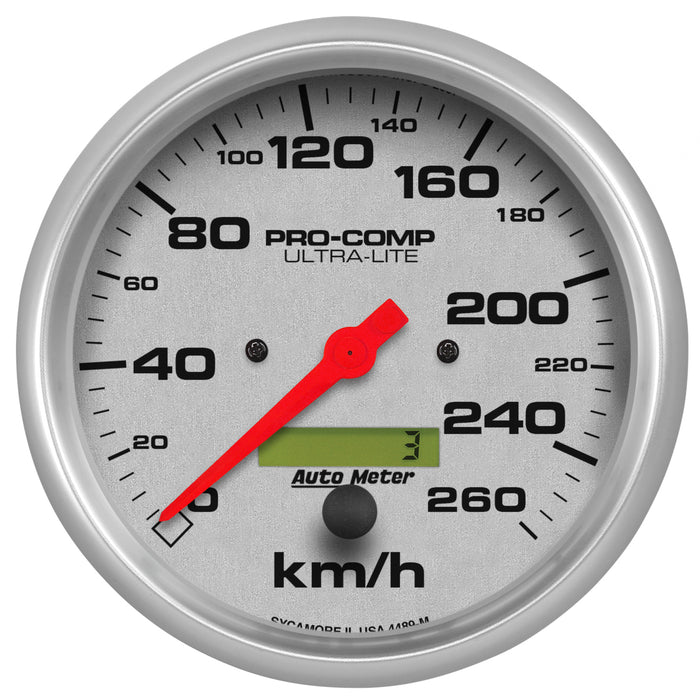 5 In. SPEEDOMETER 0-260 KM/H ULTRA-LITE