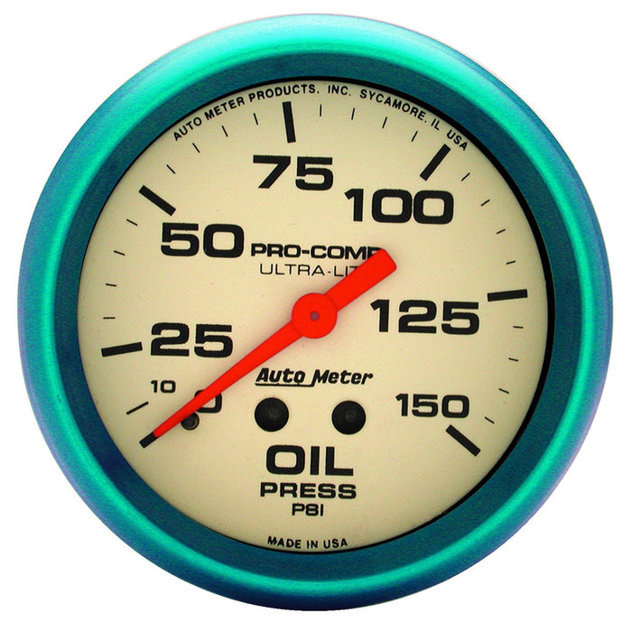 2-5/8 In. OIL PRESSURE 0-150 PSI ULTRA-NITE