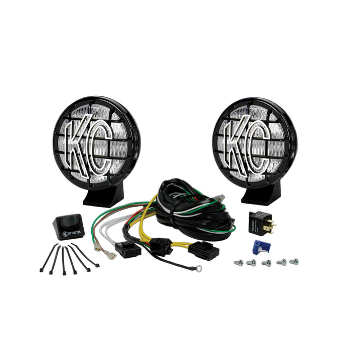 KC Hilites 5 In Apollo Pro Halogen - 2-Light System - 55W Fog Beam