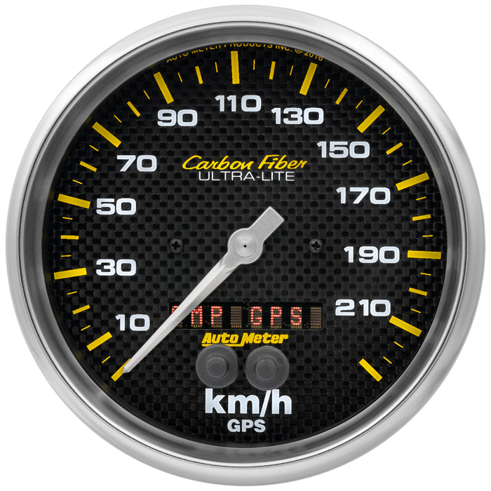 5 In. GPS SPEEDOMETER 0-225 KM/H CARBON FIBER