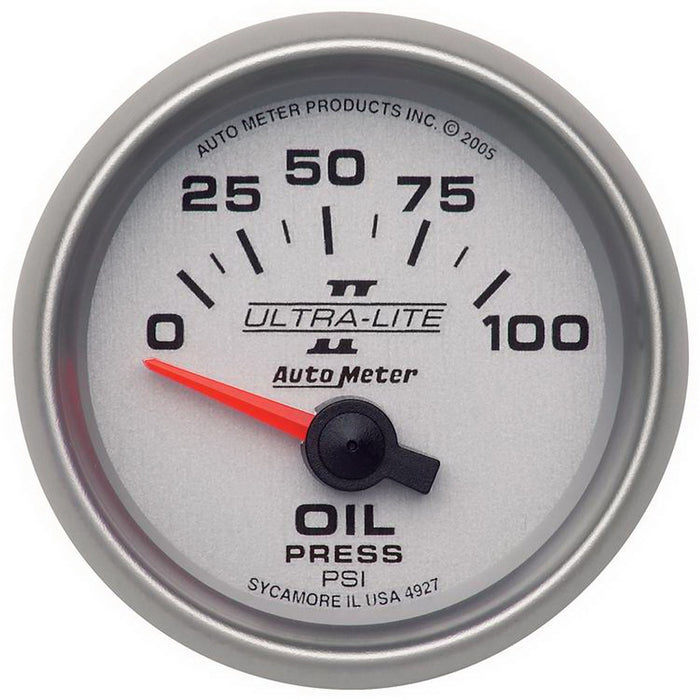 2-1/16 In. OIL PRESSURE 0-100 PSI ULTRA-LITE II