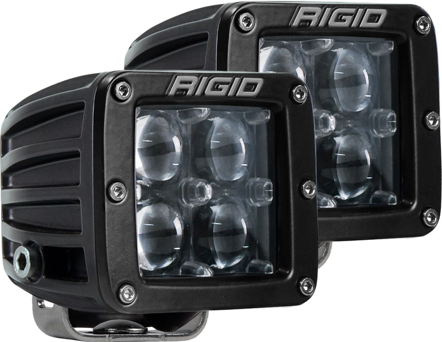 RIGID D-Series PRO LED Light Hyperspot Optic Surface Mount Black Housing Pair