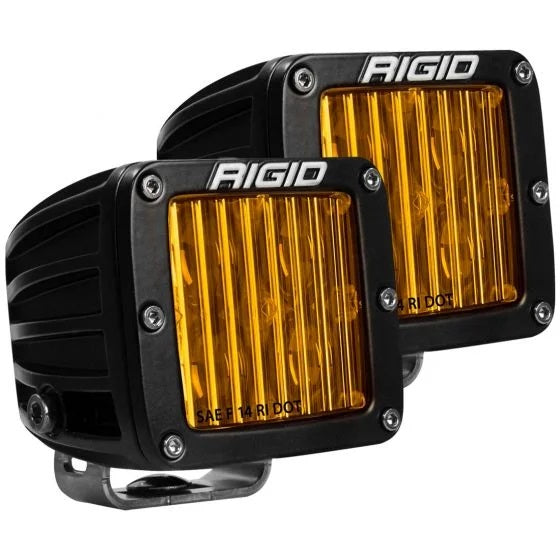 RIGID D-Series DOT/SAE J583 Selective Yellow LED Fog Light Pair