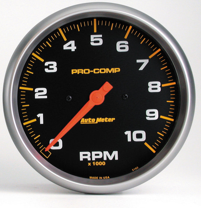 5 In. IN-DASH TACHOMETER 0-10000 RPM PRO-COMP