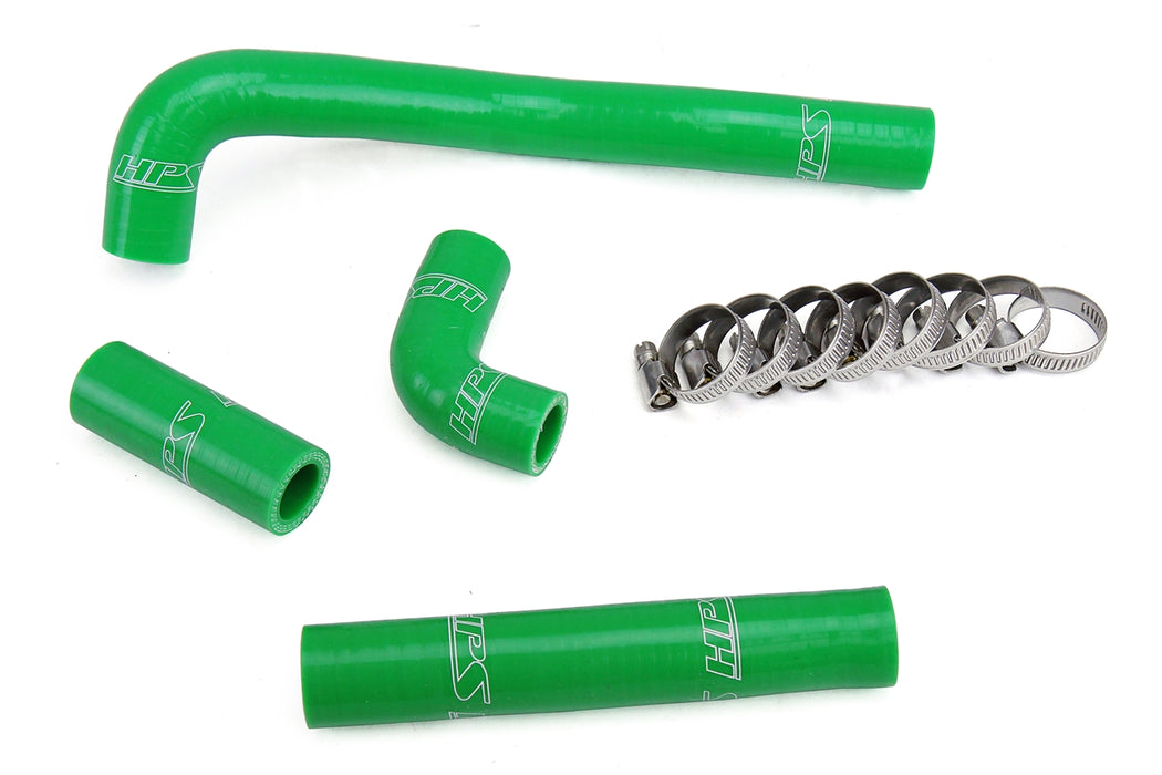 HPS Silicone Radiator Coolant Hose Kit 57-1367-GRN Green