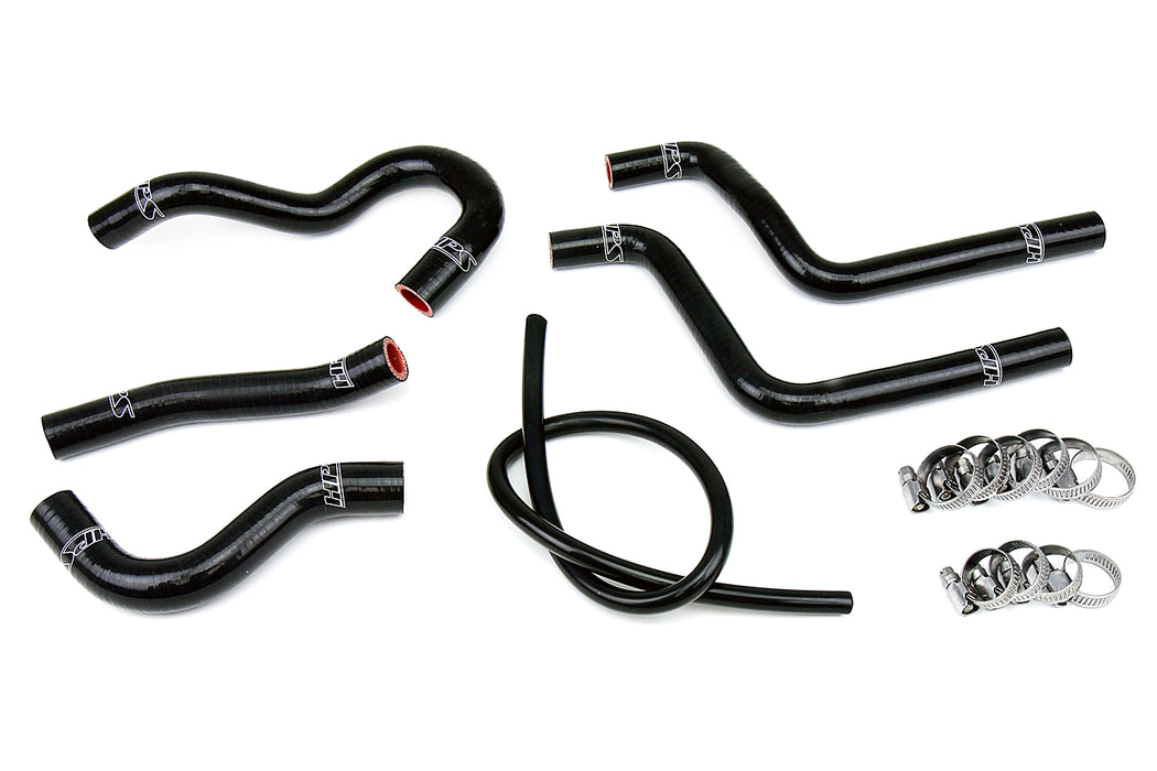 HPS Silicone Radiator Coolant Hose Kit 57-1372-BLK Black