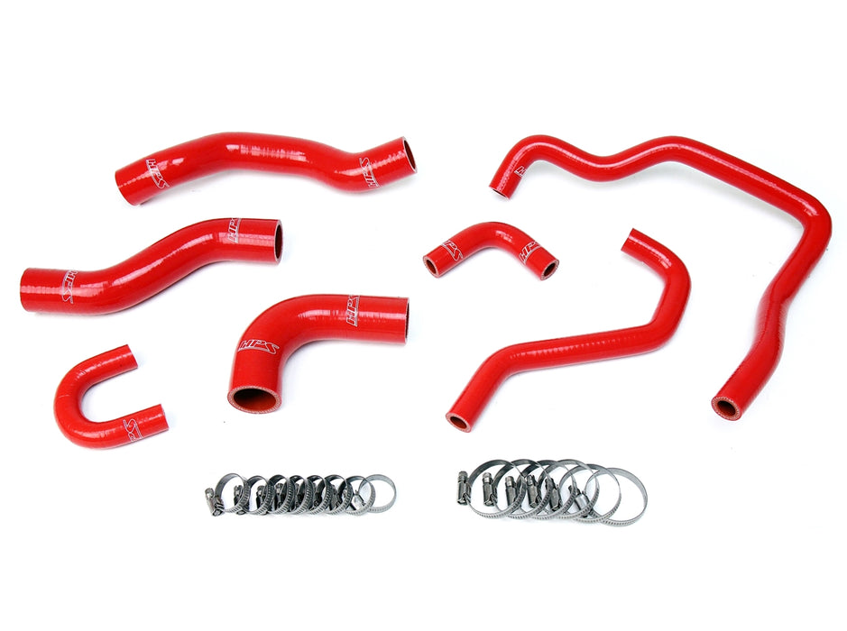 HPS Silicone Radiator and Heater Coolant Hose Kit 57-1478-RED Red