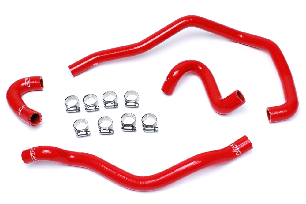 HPS Silicone Heater Coolant Hose Kit 57-1487-RED Red