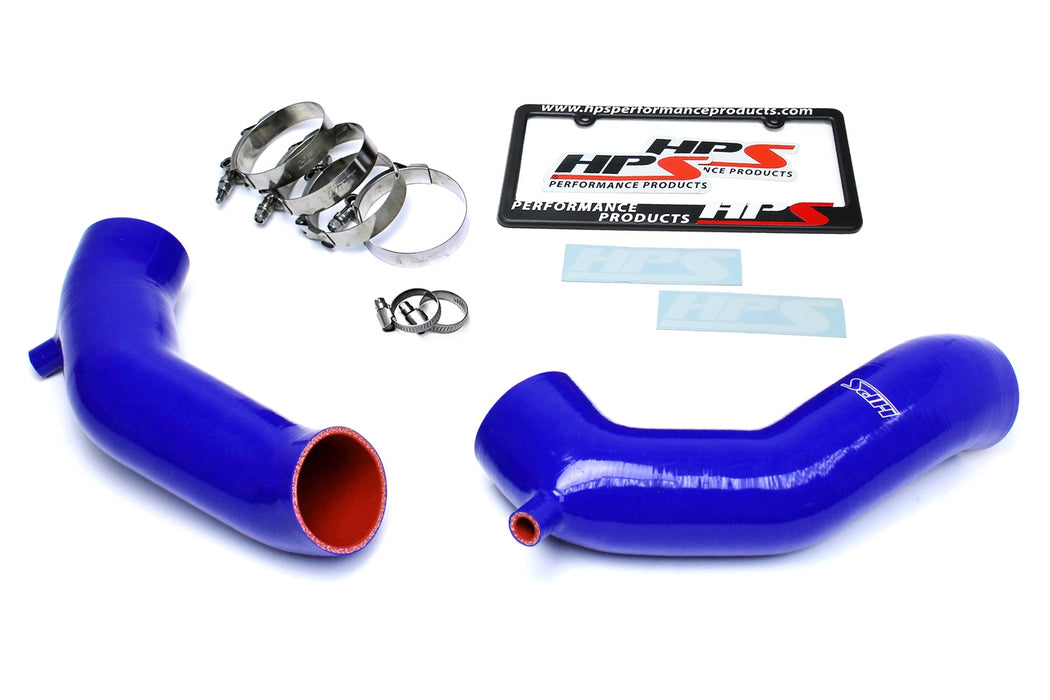 HPS Silicone Air Intake Kit 57-1517-BLUE Blue