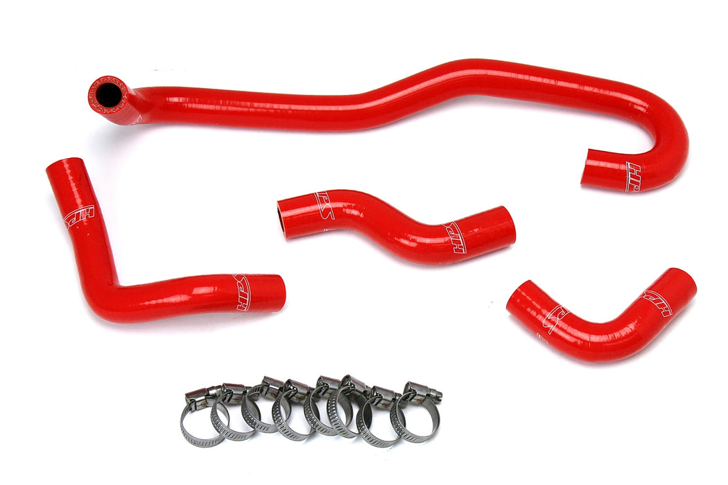 HPS Silicone Heater Coolant Hose Kit 57-1655-RED Red