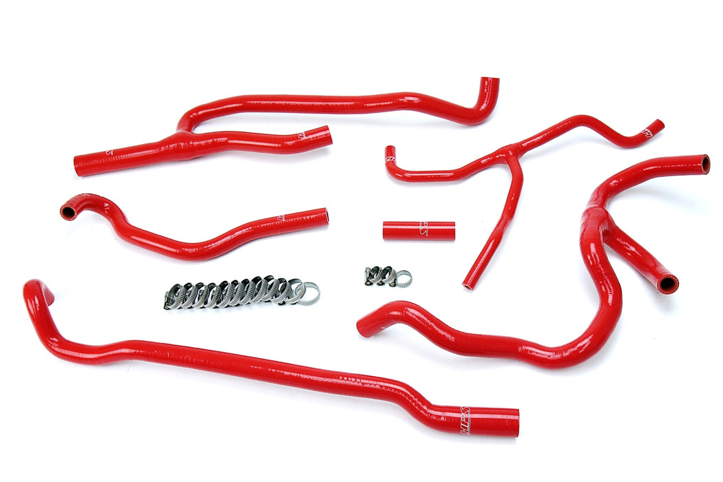 HPS Silicone Heater Coolant Hose Kit 57-1660-RED Red