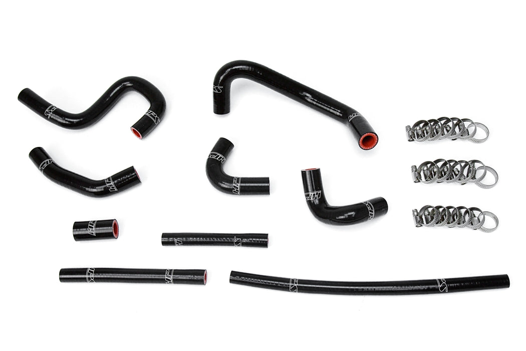 HPS Silicone Heater Coolant Hose Kit 57-1696-BLK Black