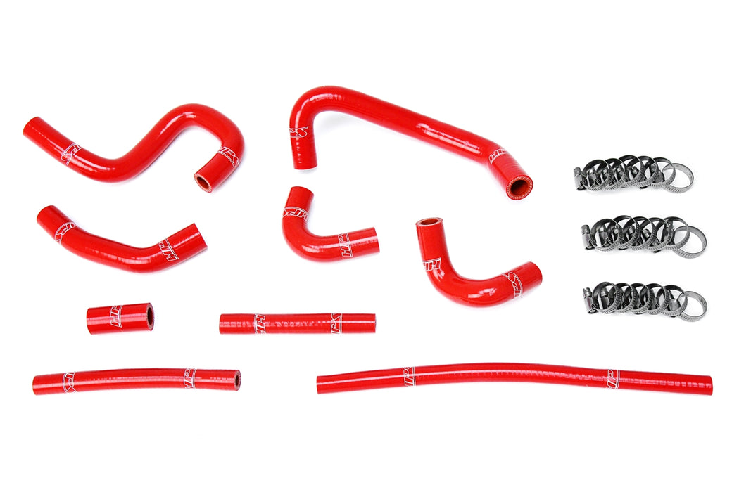 HPS Silicone Heater Coolant Hose Kit 57-1696-RED Red