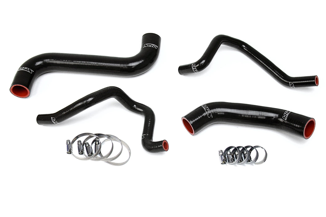 HPS Silicone Radiator and Heater Coolant Hose Kit 57-1733-BLK Black