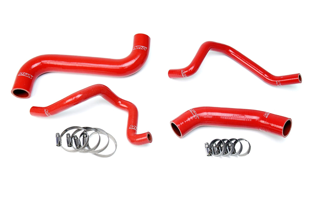 HPS Silicone Radiator and Heater Coolant Hose Kit 57-1733-RED Red