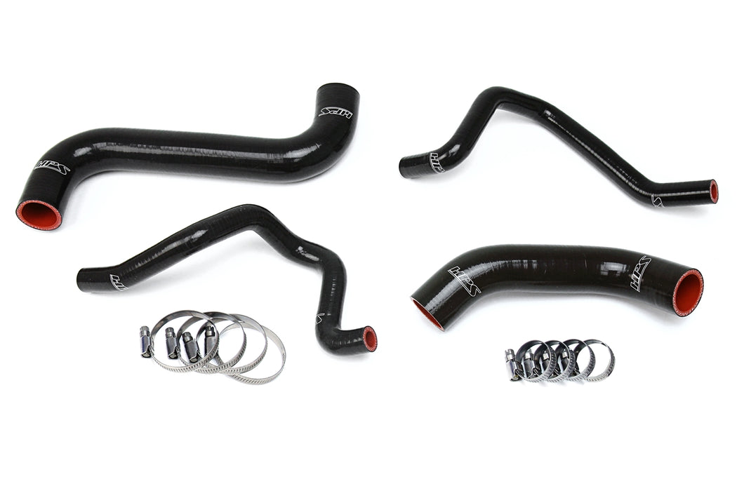 HPS Silicone Radiator and Heater Coolant Hose Kit 57-1734-BLK Black