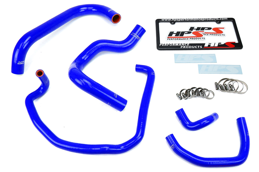 HPS Silicone Radiator and Heater Coolant Hose Kit 57-1746-BLUE Blue