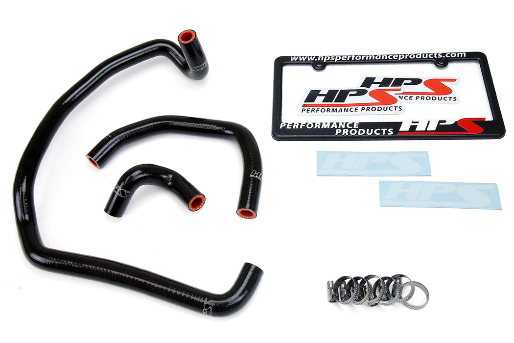 HPS Silicone Heater Coolant Hose Kit 57-1746H-BLK Black