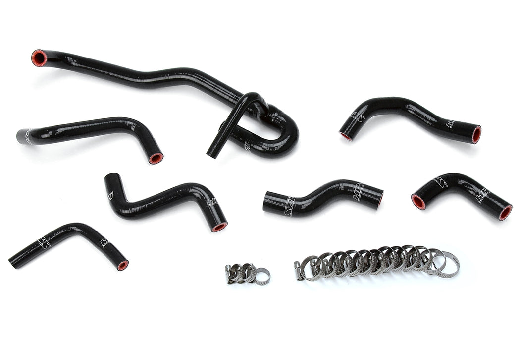 HPS Silicone Heater Coolant Hose Kit 57-1766-BLK Black