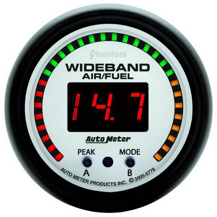 2-1/16 In. WIDEBAND PRO AIR/FUEL RATIO 6:1-20:1 AFR PHANTOM