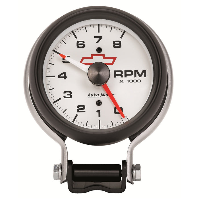 3-3/4 In. PEDESTAL TACHOMETER 0-8000 RPM GM WHITE