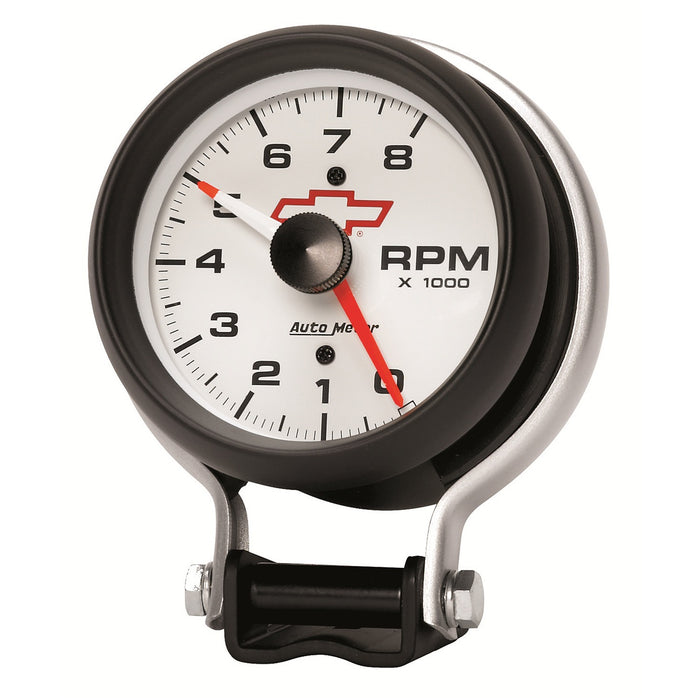 3-3/4 In. PEDESTAL TACHOMETER 0-8000 RPM GM WHITE