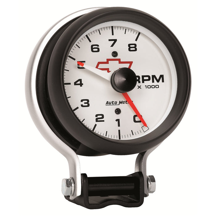 3-3/4 In. PEDESTAL TACHOMETER 0-8000 RPM GM WHITE