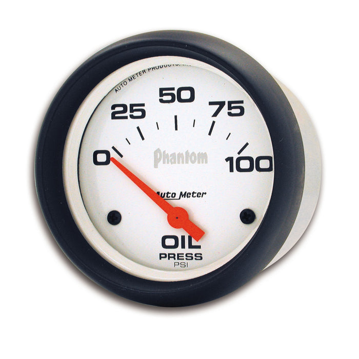 2-5/8 In. OIL PRESSURE 0-100 PSI PHANTOM