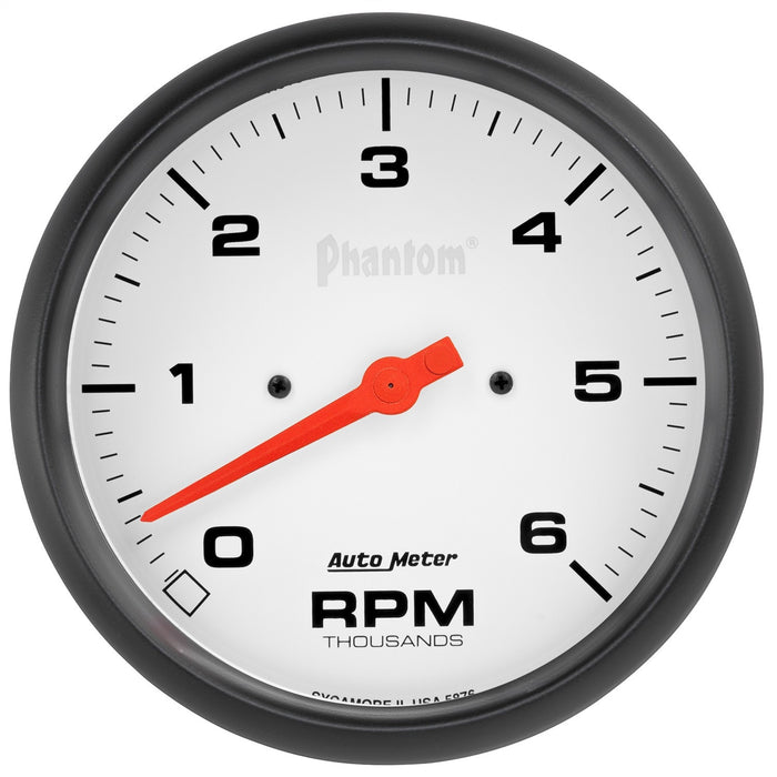 5 In. IN-DASH TACHOMETER 0-6000 RPM PHANTOM