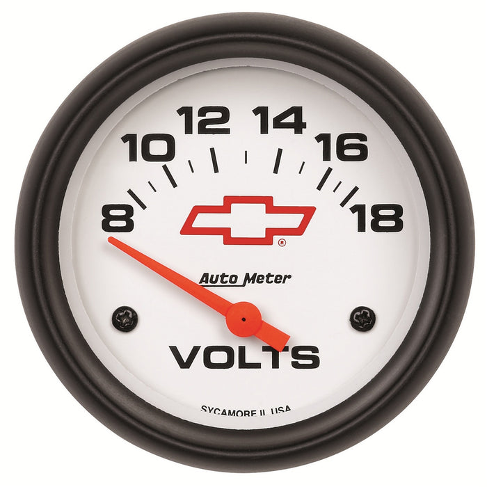 2-5/8 In. VOLTMETER 8-18V GM WHITE