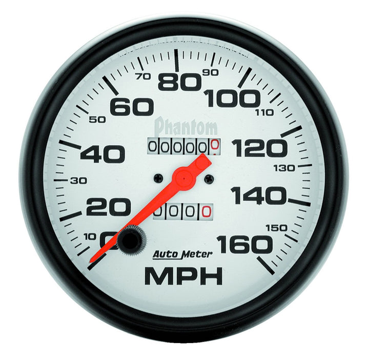 5 In. SPEEDOMETER 0-160 MPH PHANTOM