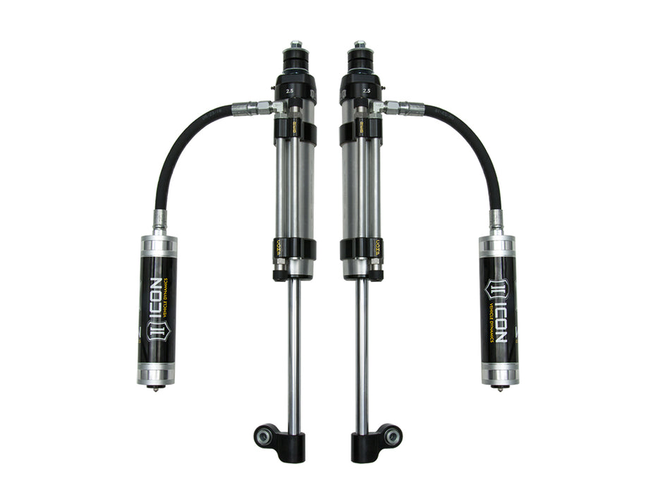 ICON 2005-2023 Toyota Tacoma Rear RXT 2.5 Omega Bypass Remote Reservoir Shocks Pair