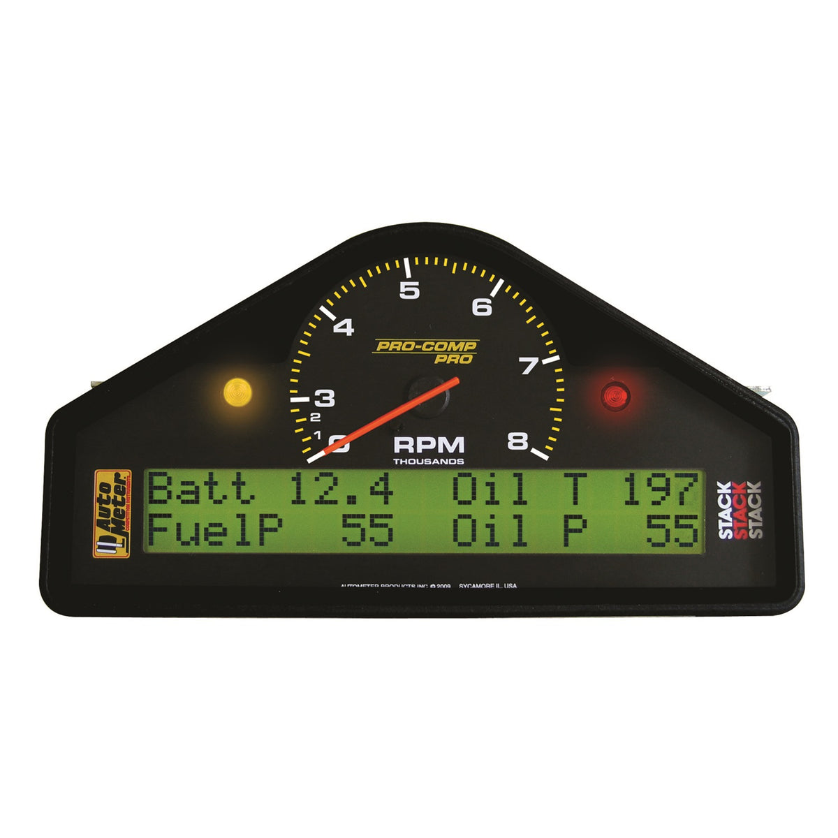 RACE DASH 0-3-8K RPM PRO-COMP PRO — Holy Horsepower