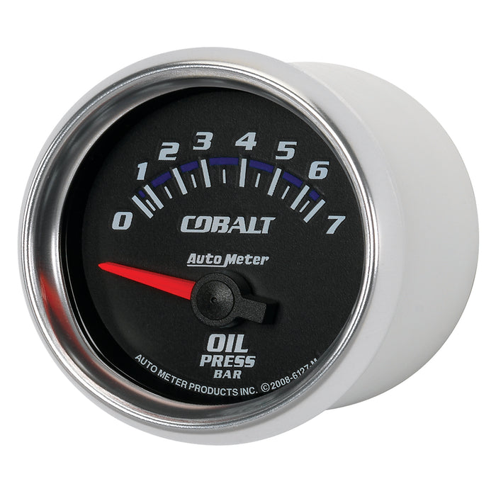 2-1/16 In. OIL PRESSURE 0-7 BAR COBALT