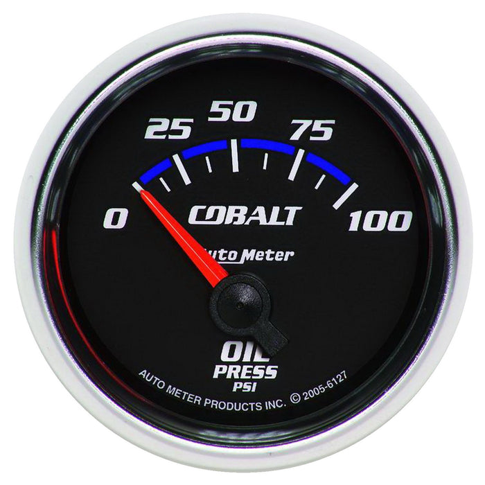 2-1/16 In. OIL PRESSURE 0-100 PSI COBALT