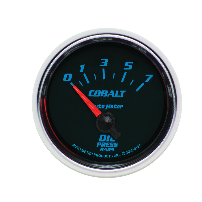 2-1/16 In. OIL PRESSURE 0-7 BAR COBALT