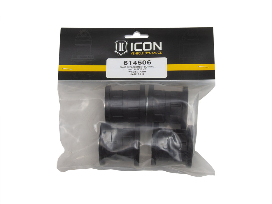 ICON Upper Control Arm Part Numbers 58460 And 58460DJ Replacement Bushing & Sleeve Kit